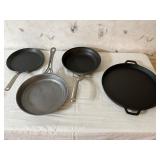 Four Frying and Griddle Pans