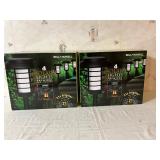 Two 4-Piece Solar Lights