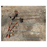 Assorted Bar and Pipe Clamps