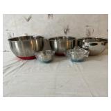 Stainless ï¿½Bowls with Lids