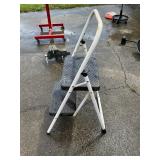 Folding Two-Step Metal Step Stool