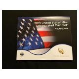 2019 Uncirculated Coin Set