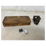 Wood Butter Mold Set with Metal Chocolate Mold