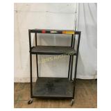 Utility Cart with 3 Shelves