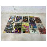 Lot of 10 Comic Books Including Batman and Superma