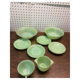 Fire King Jadeite 12-Piece Dinnerware Set