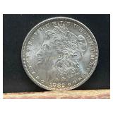 1882 Morgan Silver Dollar