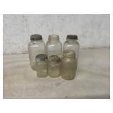 6 Ball Glass Mason Jars