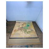 Six Large Roll-Up Wall Maps