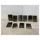 10 Glass Plate Negatives, Portrait Subjects