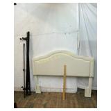 Upholstered Headboard with Metal Bed Frame