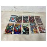 Set of 10 DC Comic Books in Plastic Sleeves