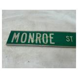 2Sided Sign ï¿½Monroe St.ï¿½