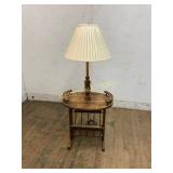 Lamp with Magazine Rack