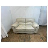 Faux Leather Love Seat