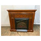 Electric Fireplace Mantel Unit