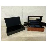 Two Jewelry Storage Boxes