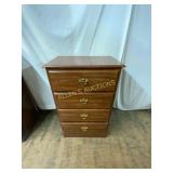 Four-Drawer Wooden Chest