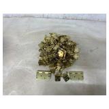 100 Brass-Colored Hinges