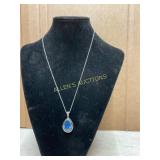 Sterling Silver 925 Pendant andï¿½ 925 Marked Chain