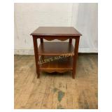 Wooden 3-Tier Side Table