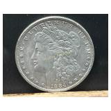 1884 Morgan Silver Dollar