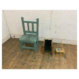 Chair,Armchair, and Box