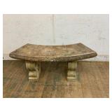 Concrete Garden Bench