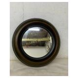 Round Metal Framed Mirror