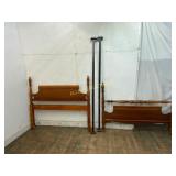 Full-Size Bed with Rails