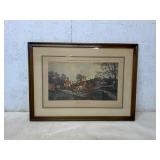 Framed Print Fox-Hunting