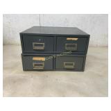 Metal Four-Drawer Storage Cabinet