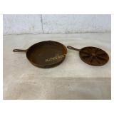 2 Cast Iron Pans