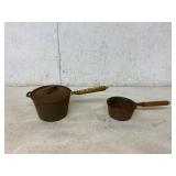 Pair of Metal Sauce Pans