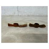 Two Rusted Metal Tool Heads