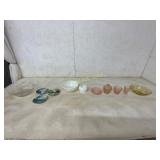 Collection of 11 Glass and Ceramic Decorative Piec