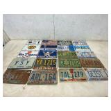 16 Assorted License Plates