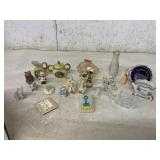 Ceramic and Glass Figurines and Vessels