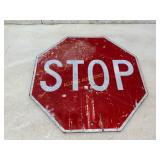 Double-Sided Metal Stop Sign