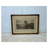 Framed Print ofFox-Hunting