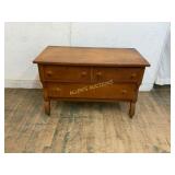 Wooden Three-Drawer Chest