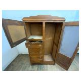 Wardrobe With Glass Doors