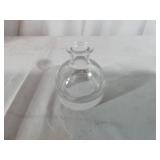 Clear Glass Round Vessel