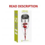 HOST 1 OZ CLEAR PLASTIC/STEEL AERATOR