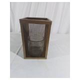 Wire and Metal LED Candle Holder