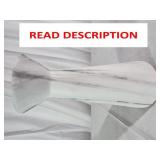 HOLIDAY HOME WHITE W/ RED EMBROIDERED AUTUMN LEAVE