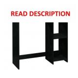 MAINSTAYS WRITING DESK, TRUE BLACK OAK FINISH