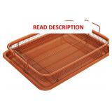 NON-STICK BAKING TRAY WITH GRILL CRISPY BASKET COP