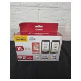 Canon XL Combo Pack Ink Cartridges (245XL, 246XL)