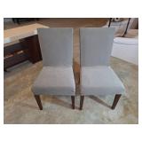 2 Upholstered Dining Chairs